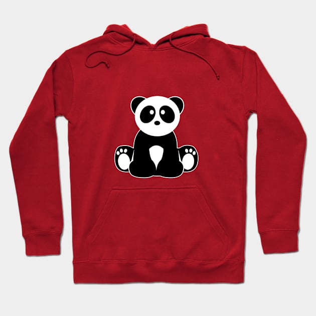 Cute Panda Hoodie by MaikaeferDesign